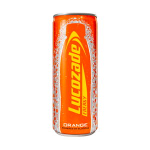 Lucozade Energy Drink Orange 250ml Cans